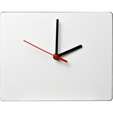 Logo trade promotional giveaways picture of: Brite-Clock® rectangular wall clock