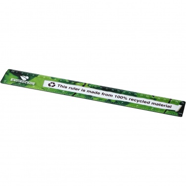 Logotrade promotional item picture of: Terran 30 cm ruler from 100% recycled plastic