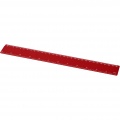 Renzo 30 cm plastic ruler, Red