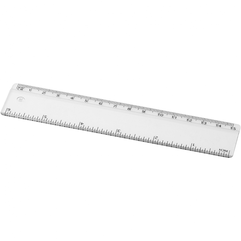 Logotrade advertising product image of: Renzo 15 cm plastic ruler