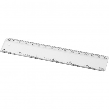 Logo trade promotional giveaway photo of: Renzo 15 cm plastic ruler