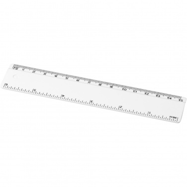 Logo trade business gift photo of: Renzo 15 cm plastic ruler