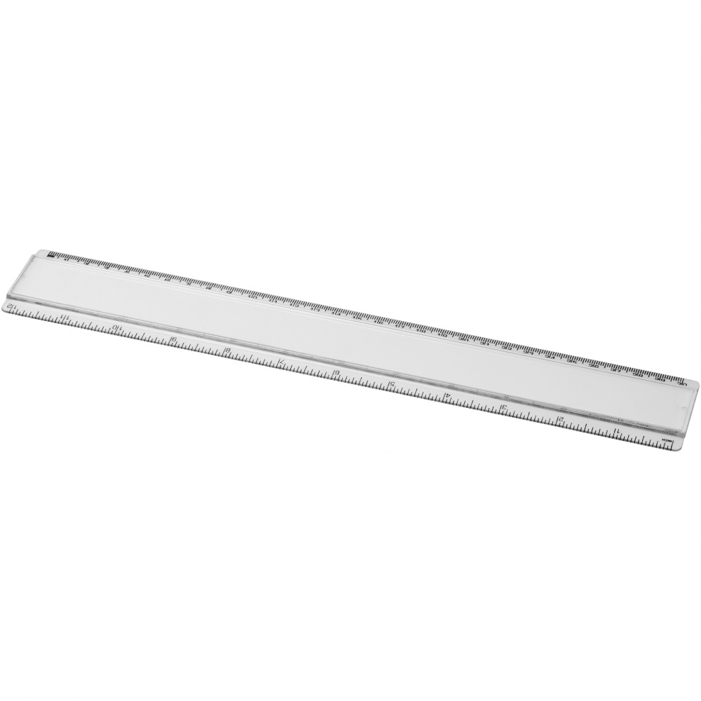 Logo trade business gifts image of: Ellison 30 cm plastic insert ruler