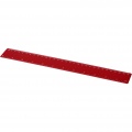 Rothko 30 cm plastic ruler, Red