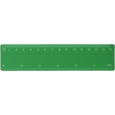 Logotrade promotional product picture of: Rothko 15 cm plastic ruler