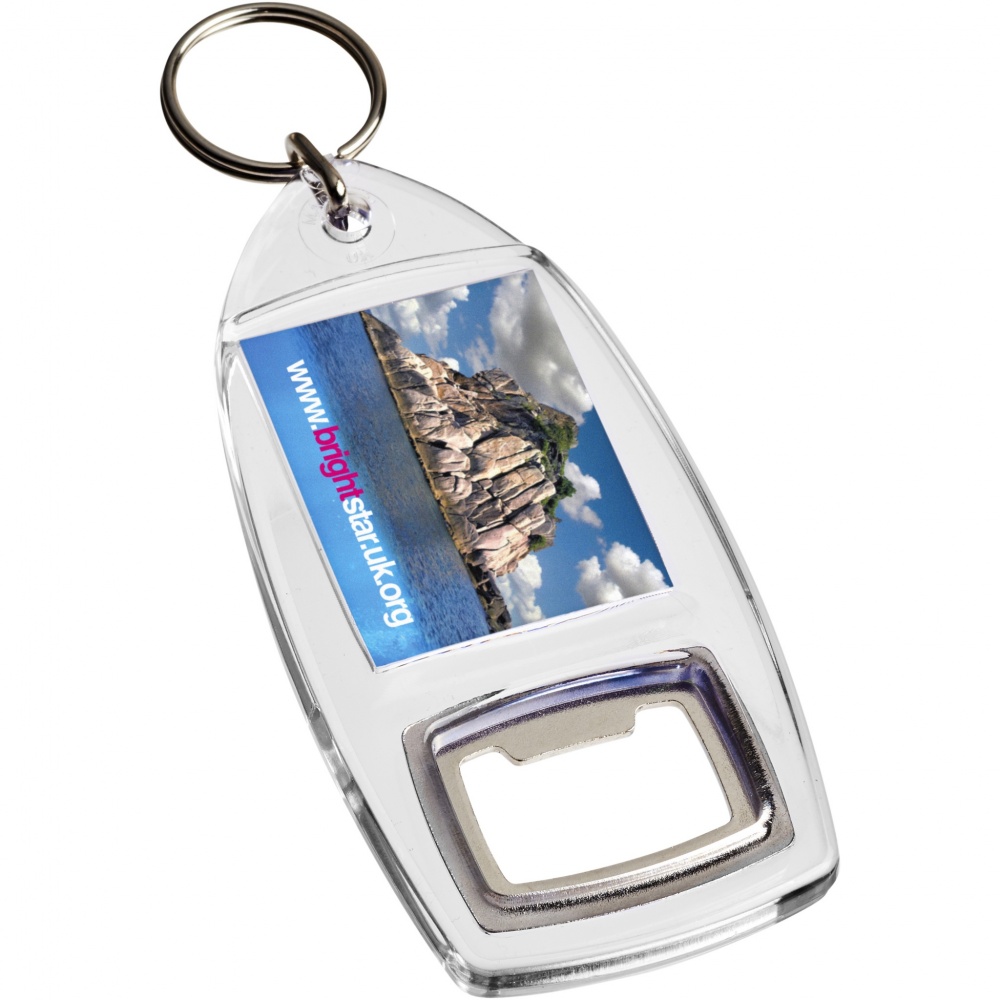 Logotrade promotional item image of: Jibe R1 bottle opener keychain