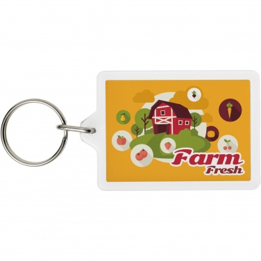 Logo trade promotional items image of: Vito C1 rectangular keychain