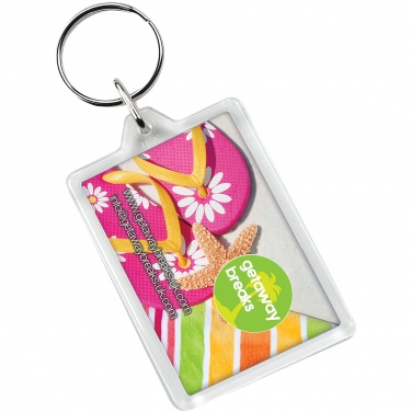 Logo trade promotional gifts image of: Vito C1 rectangular keychain