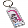 Stein F1 reopenable keychain, Transparent clear