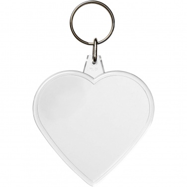 Logo trade promotional items picture of: Combo heart-shaped keychain