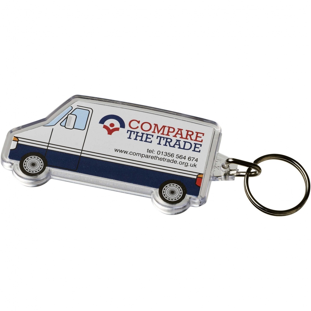 Logotrade advertising products photo of: Combo van-shaped keychain