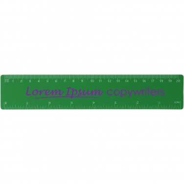 Logo trade promotional gift photo of: Rothko 20 cm plastic ruler