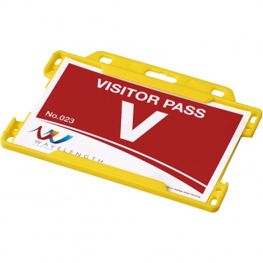 Logo trade promotional gift photo of: Vega plastic card holder