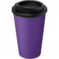 Americano® Recycled 350 ml insulated tumbler, Purple / Solid black