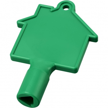 Logo trade promotional products image of: Maximilian house-shaped utility key