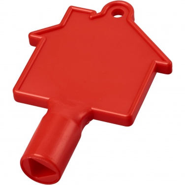 Logotrade advertising product image of: Maximilian house-shaped utility key