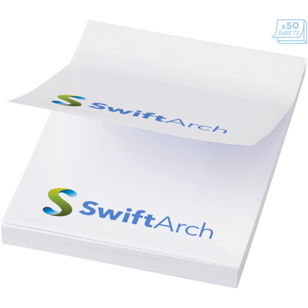 Logotrade promotional item image of: Sticky-Mate® A8 sticky notes 50x75mm