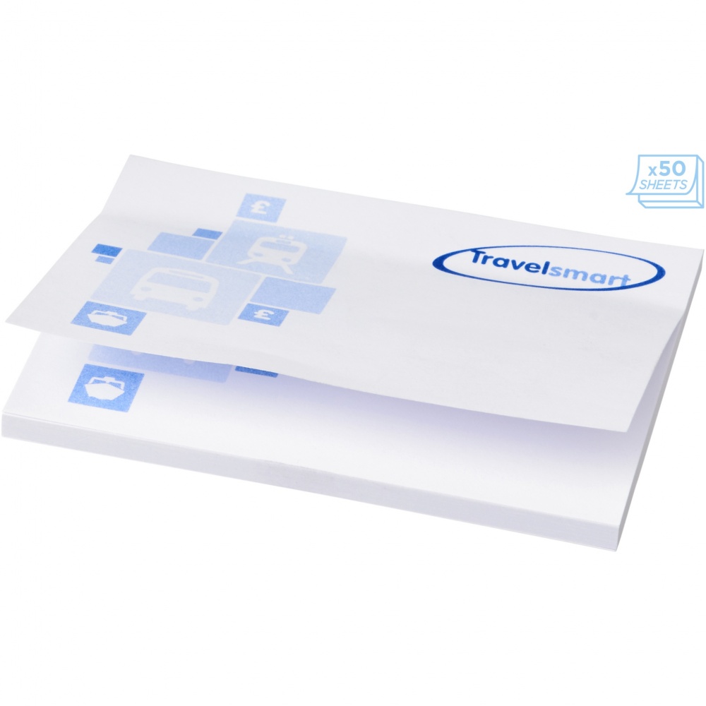 Logo trade business gifts image of: Sticky-Mate® A7 sticky notes 100x75mm