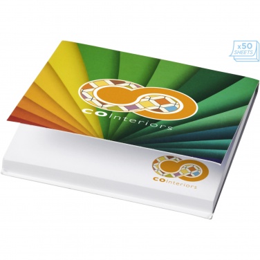 Logotrade advertising products photo of: Sticky-Mate® soft cover squared sticky notes 75x75mm