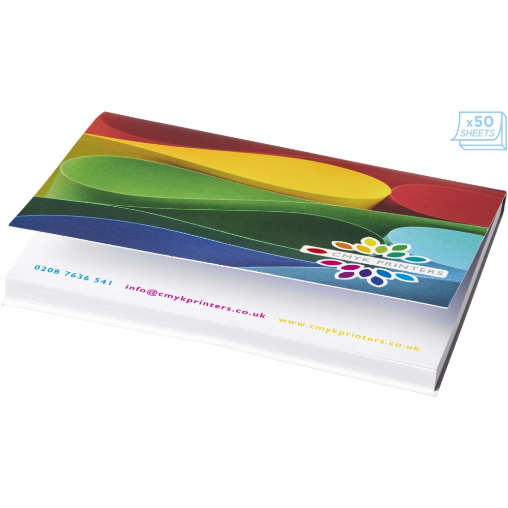 Logotrade corporate gift picture of: Sticky-Mate® A7 soft cover sticky notes 100x75mm