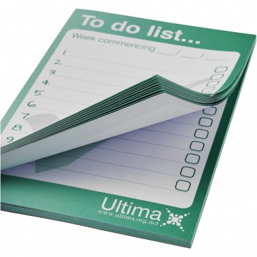 Logo trade promotional giveaways image of: Desk-Mate® A6 notepad