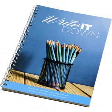 Logotrade promotional item image of: Desk-Mate® A5 spiral notebook