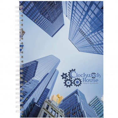 Logo trade promotional items picture of: Wire-o A5 notebook hard cover