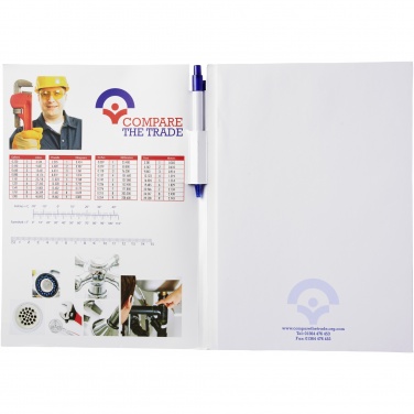 Logo trade promotional gifts picture of: Essential conference pack A4 notepad and pen