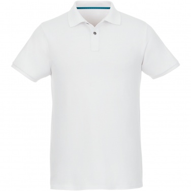 Logo trade promotional merchandise image of: Beryl short sleeve men's organic recycled polo