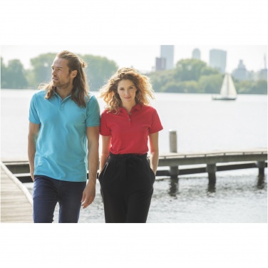 Logo trade promotional item photo of: Beryl short sleeve men's organic recycled polo