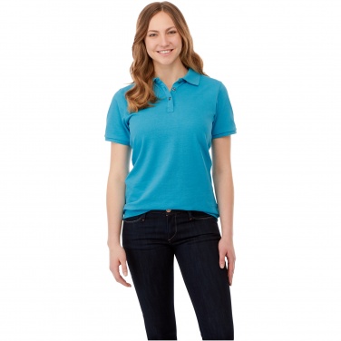 Logo trade corporate gifts image of: Beryl short sleeve women's organic recycled polo