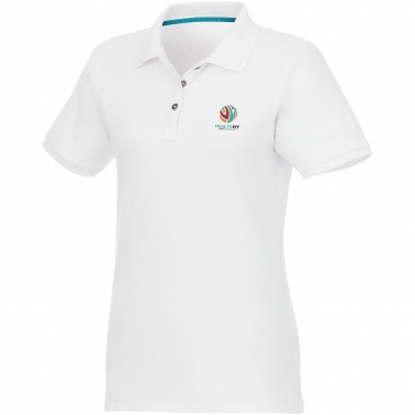 Logo trade promotional gifts picture of: Beryl short sleeve women's organic recycled polo