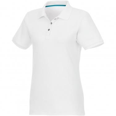 Logo trade corporate gifts picture of: Beryl short sleeve women's organic recycled polo