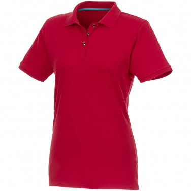 Logo trade promotional products picture of: Beryl short sleeve women's organic recycled polo