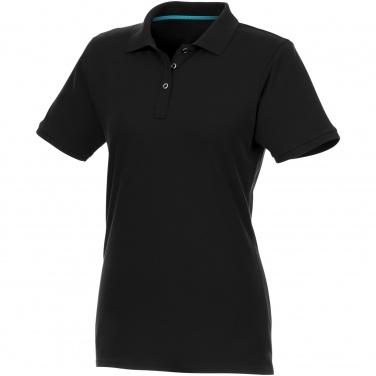 Logotrade advertising product image of: Beryl short sleeve women's organic recycled polo