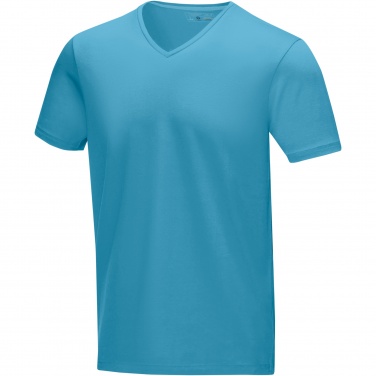 Logotrade advertising product image of: Kawartha short sleeve men's organic V-neck t-shirt