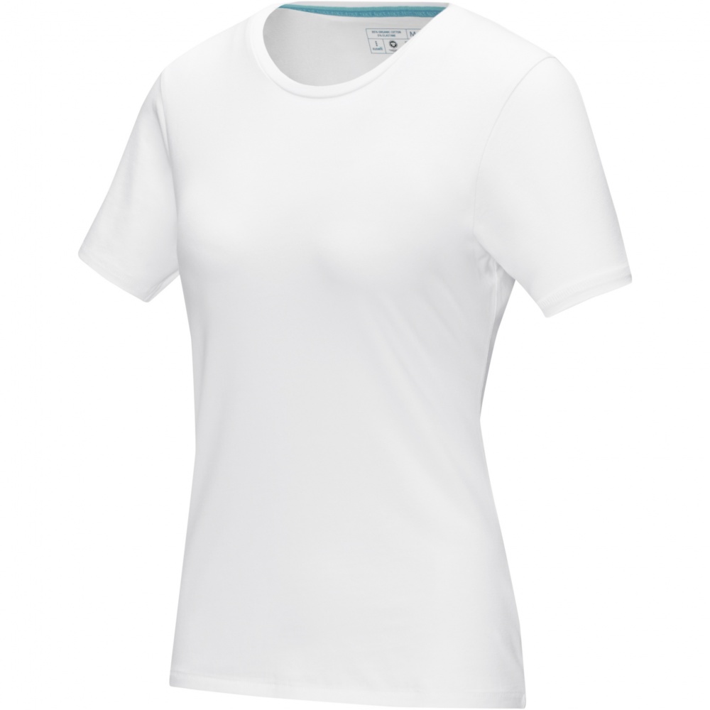 Logo trade promotional merchandise image of: Balfour short sleeve women's organic t-shirt