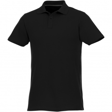 Logo trade promotional giveaways image of: Helios short sleeve men's polo