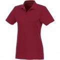 Helios short sleeve women's polo, Burgundy