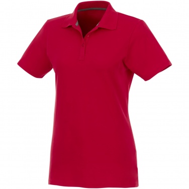 Logo trade promotional giveaway photo of: Helios short sleeve women's polo