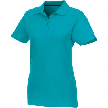 Logo trade corporate gifts image of: Helios short sleeve women's polo