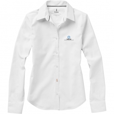 Logo trade promotional products image of: Vaillant long sleeve women's oxford shirt