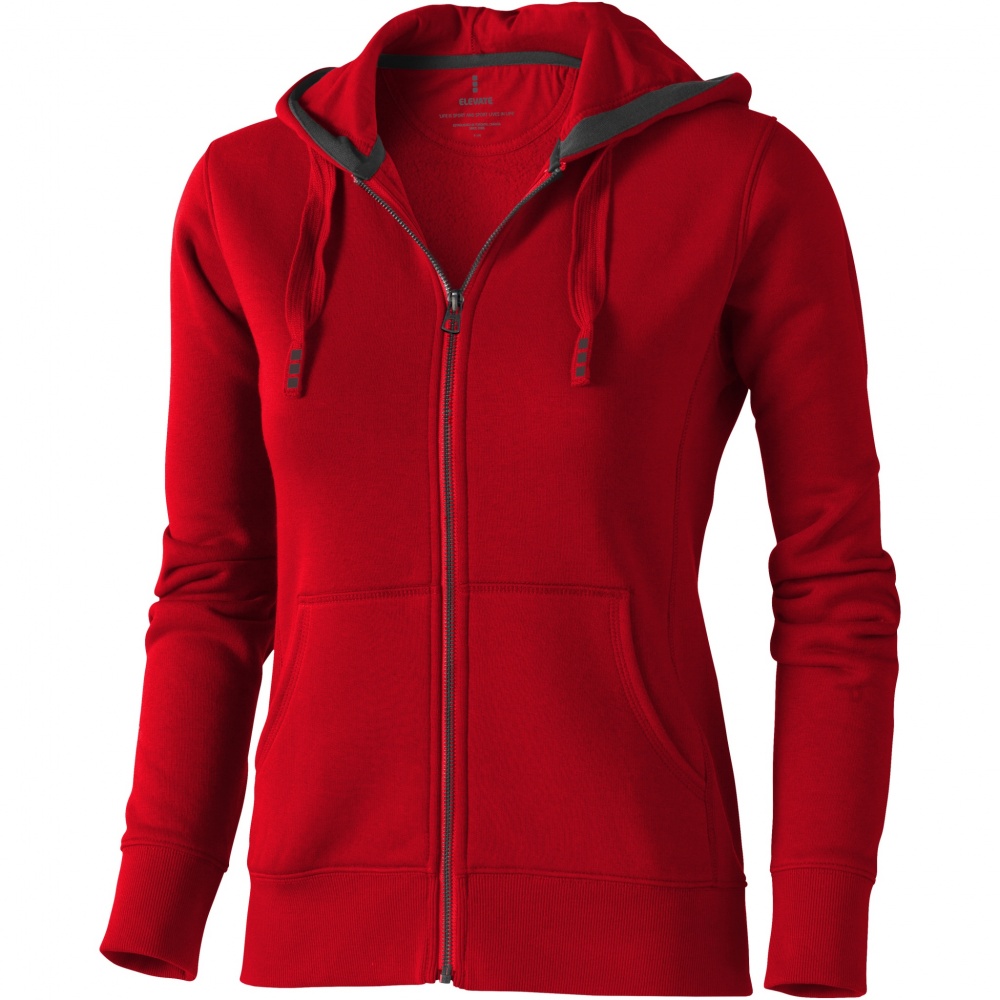 Logo trade advertising products image of: Arora women's full zip hoodie