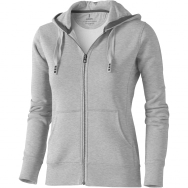 Logo trade promotional giveaways picture of: Arora women's full zip hoodie