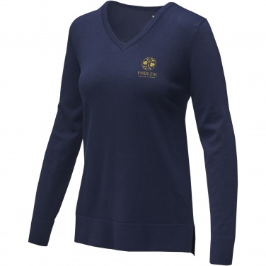 Logo trade promotional products image of: Stanton women's v-neck pullover