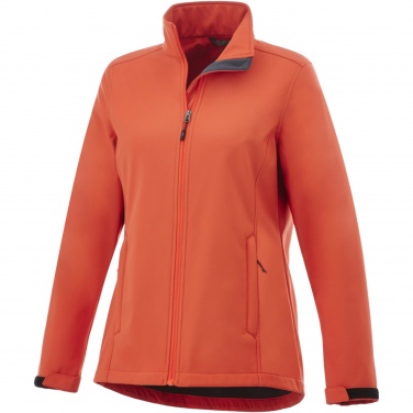 Logo trade promotional giveaway photo of: Maxson women's softshell jacket