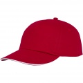 Styx 5 panel sandwich cap, Red