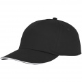 Styx 5 panel sandwich cap, Solid black