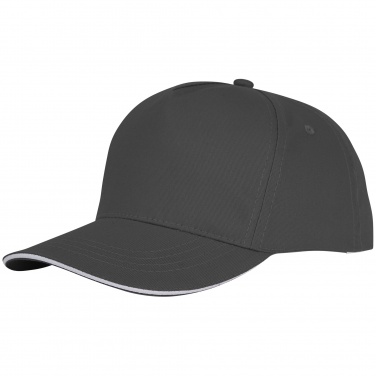 Logo trade promotional items picture of: Ceto 5 panel sandwich cap