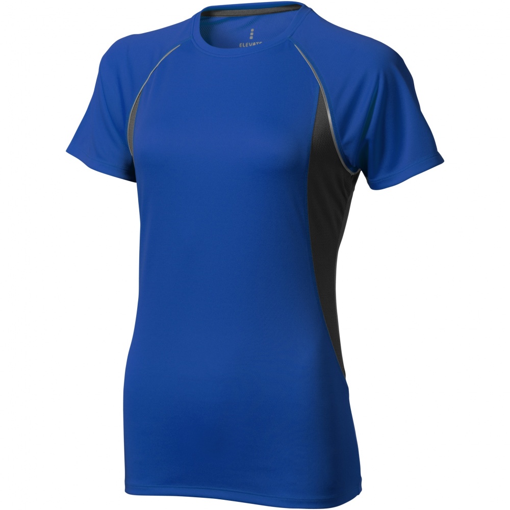 Logo trade promotional merchandise picture of: Quebec short sleeve women's cool fit t-shirt